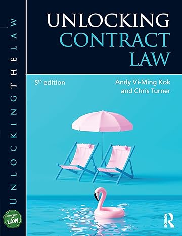 Unlocking Contract Law (Unlocking the Law) 5th Edition - Orginal Pdf